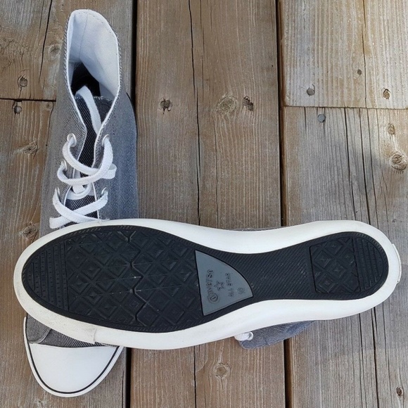 CONVERSE CTAS Light HI Metal Grey Shoes PRE-OWNED - Picture 3 of 8